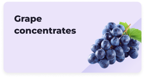 Grape concentrates